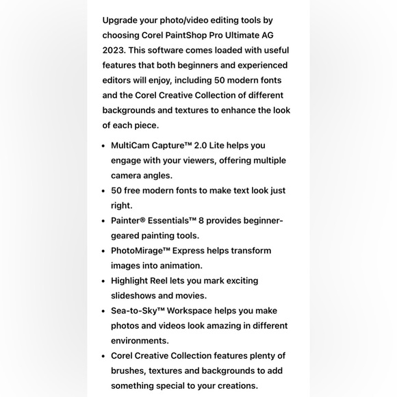 Corel® PaintShop™ Pro® Ultimate AG 2023, For Windows®, Product Key - Picture 7 of 8